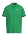 Dsquared2 Man Polo Shirt Green Size L Cotton