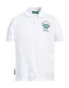 Dsquared2 Man Polo Shirt White Size L Cotton In White