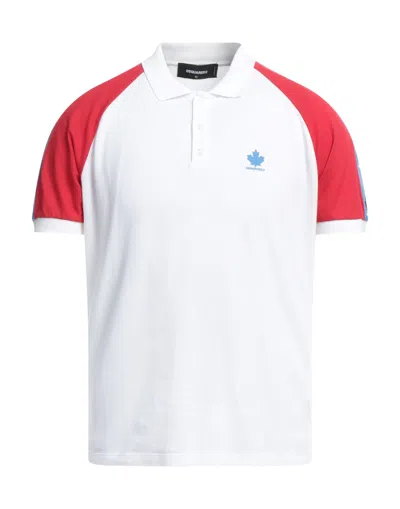 Dsquared2 Polo Shirts In White
