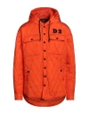 Dsquared2 Man Puffer Orange Size S Polyamide