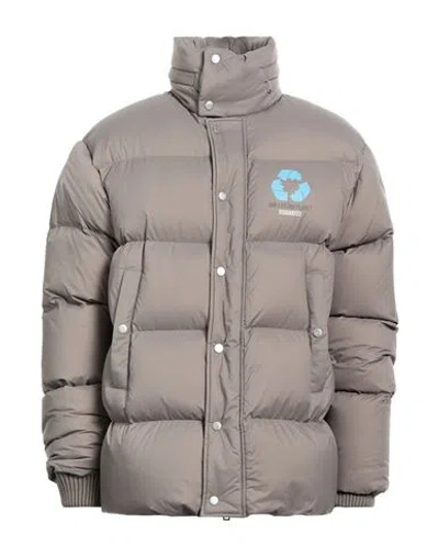 Dsquared2 Man Down Jacket Dove Grey Size 42 Polyamide