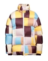Dsquared2 Man Down Jacket Yellow Size 32 Polyester In Yellow