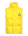 Dsquared2 Man Down Jacket Yellow Size 44 Polyamide