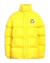 Dsquared2 Man Down Jacket Yellow Size 44 Polyamide In Yellow
