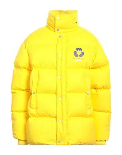 DSQUARED2 DSQUARED2 MAN PUFFER YELLOW SIZE 42 POLYAMIDE