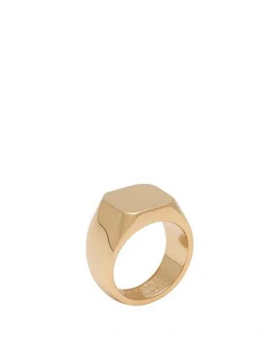 Dsquared2 Man Ring Gold Size L Metal