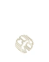 Dsquared2 Man Ring Silver Size L Brass