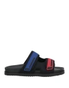 Dsquared2 Sport Tape Flat Slides In Black