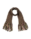 Dsquared2 Man Scarf Antique Rose Size - Wool, Polyamide In Pink