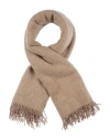 Dsquared2 Man Scarf Beige Size - Wool, Mohair Wool In Beige