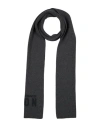 Dsquared2 Man Scarf Charcoal Size - Wool In Black