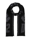 Dsquared2 Man Scarf Grey Size - Virgin Wool In Gray
