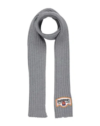 Dsquared2 Man Scarf Grey Size - Wool