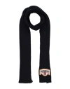 Dsquared2 Man Scarf Navy Size - Wool In Navy