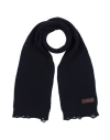 Dsquared2 Man Scarf Navy Size - Wool In Blue