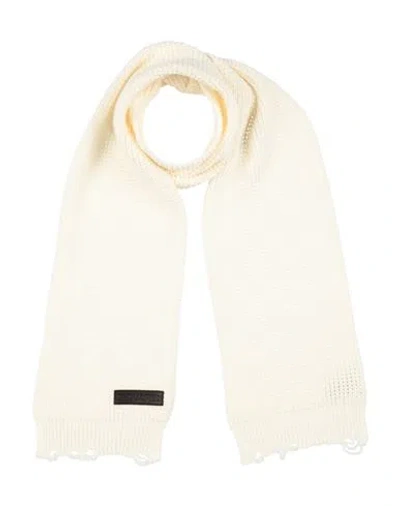 Dsquared2 Man Scarf Off White Size - Wool