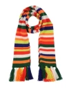 Dsquared2 Man Scarf Orange Size - Acrylic, Alpaca Wool, Wool In Orange
