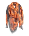 Dsquared2 Man Scarf Orange Size - Modal, Linen, Silk