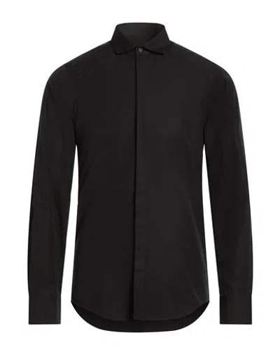 Dsquared2 Man Shirt Black Size 17 ½ Cotton