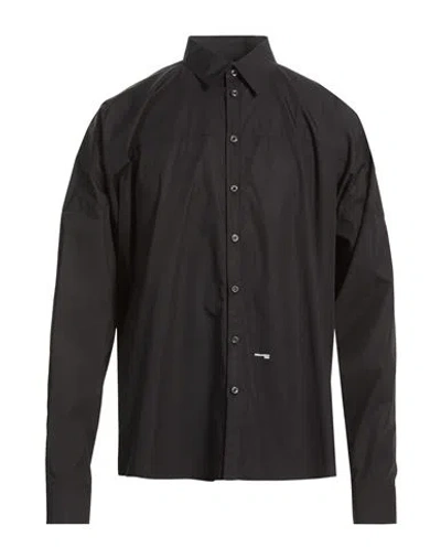 Dsquared2 Man Shirt Black Size 38 Cotton