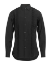 Dsquared2 Man Shirt Black Size 38 Cotton