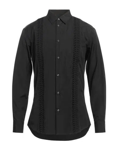 Dsquared2 Man Shirt Black Size 38 Cotton