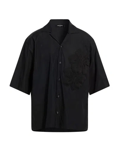 Dsquared2 Man Shirt Black Size 42 Cotton