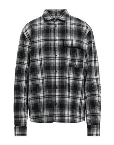 Dsquared2 Man Shirt Black Size 42 Wool, Polyamide