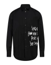 Dsquared2 Man Shirt Black Size 44 Cotton In Black