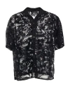 Dsquared2 Man Shirt Black Size 44 Polyester, Polyamide In Black