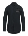 Dsquared2 Man Shirt Black Size 46 Cotton In Black