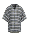 Dsquared2 Man Shirt Blue Size 44 Linen