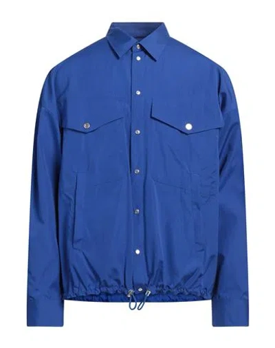 Dsquared2 Man Shirt Blue Size 42 Cotton