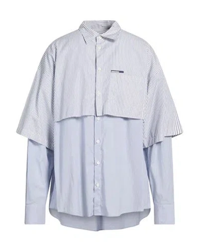 Dsquared2 Man Shirt Blue Size Xl Cotton