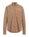Dsquared2 Brown Regular Shirt In Beige