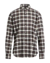 Dsquared2 Man Shirt Cream Size 16 ½ Cotton In Multi