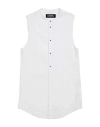 Dsquared2 Man Shirt Cream Size 34 Cotton In White