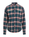 Dsquared2 Man Shirt Deep Teal Size 38 Wool, Polyamide, Alpaca Wool In Multi