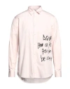 Dsquared2 Man Shirt Light Pink Size 44 Cotton