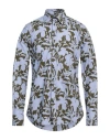 Dsquared2 Man Shirt Lilac Size 40 Cotton In Purple