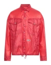 Dsquared2 Man Shirt Red Size 38 Nylon In Red