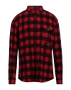 Dsquared2 Shirt With Check Motif And Back Logo In Red