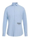 Dsquared2 Man Shirt Sky Blue Size 19 Cotton