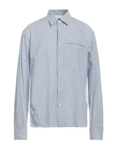 Dsquared2 Man Shirt Sky Blue Size 46 Cotton