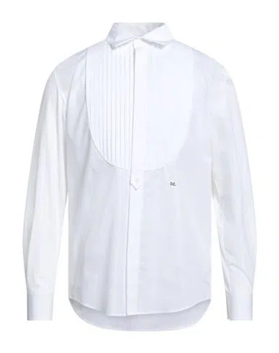 Dsquared2 Man Shirt White Size 16 ½ Cotton