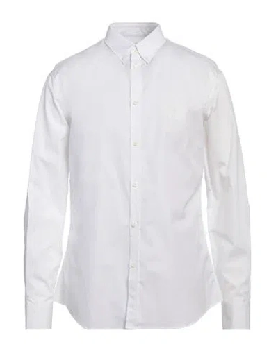 Dsquared2 Man Shirt White Size 36 Cotton In Multi