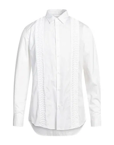 Dsquared2 Man Shirt White Size 38 Cotton