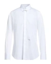 Dsquared2 Man Shirt White Size 42 Cotton