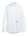 Dsquared2 D2 Headquarter Dropped Shoulder Shirt In White
