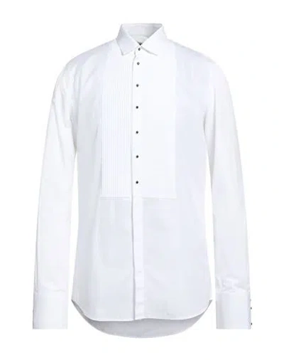 Dsquared2 Man Shirt White Size 44 Cotton